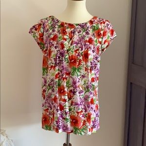 Loft floral print top